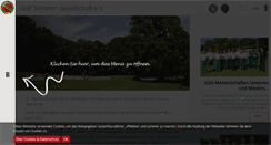 Desktop Screenshot of gsg-golf.de